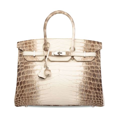 hermes birkin himalayan niloticus crocodile matte 35 white